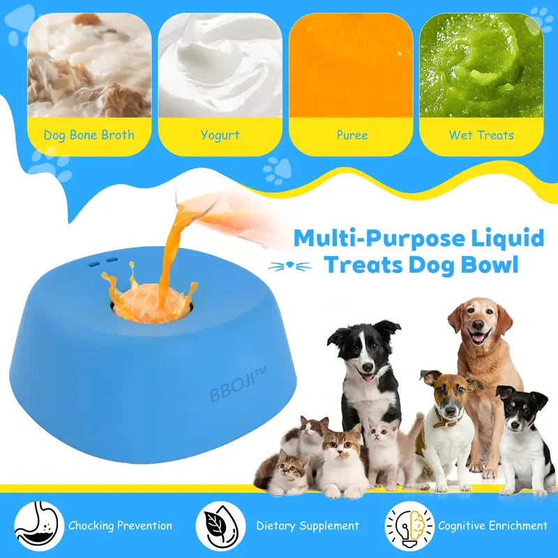 2026NEW🔥Vet-Recommended Slow Feeder Bowl for Dogs & Cats - Interactive Anti-Gulping Pet Dish for Healthy Tummies
