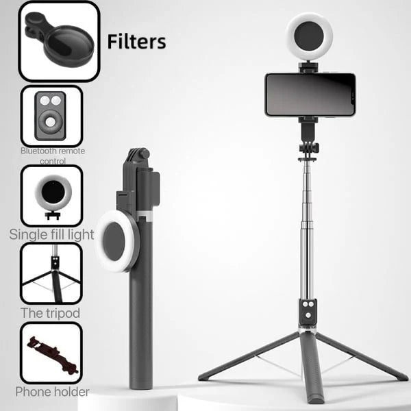 🎁Hot Sale 50% OFF⏳New 6 in 1 Bluetooth Selfie Stick