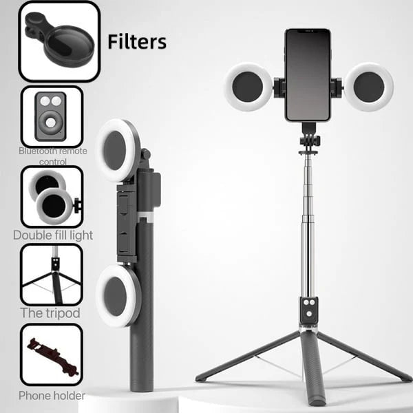 🎁Hot Sale 50% OFF⏳New 6 in 1 Bluetooth Selfie Stick