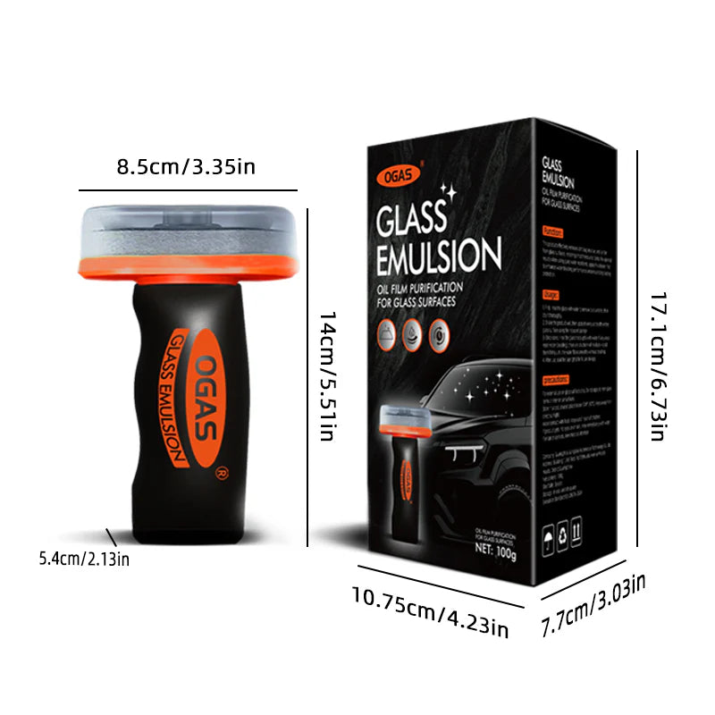 🎅Automotive Handheld Oil Flmr Cream,Glass Decontamination Without Traces,Window Oil Film Cleaning,FastCleaning